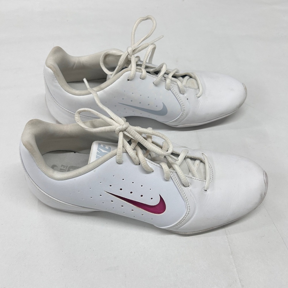 Nike Sideline III Cheerleading Shoes Size 10 White Pink Sporty Cheercore